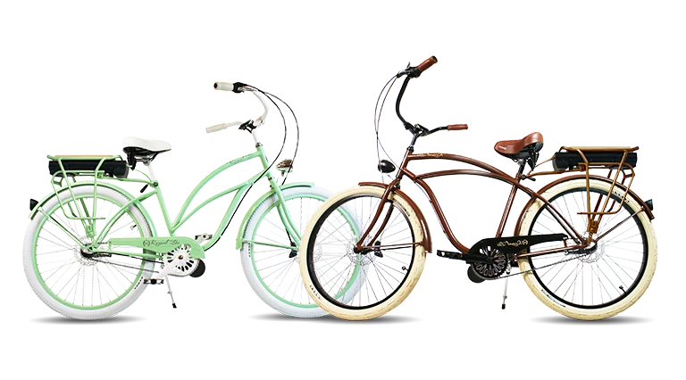 Balonowe opony roweru cruiser