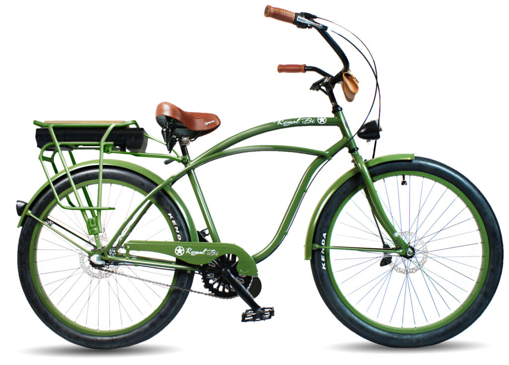 Rower elektryczny Cruiser U.S. ARMY 26" e-bike militarny miejski