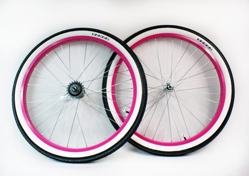 Koła rowerowe Cruiser 26" różowe (SHIMANO NEXUS 3)