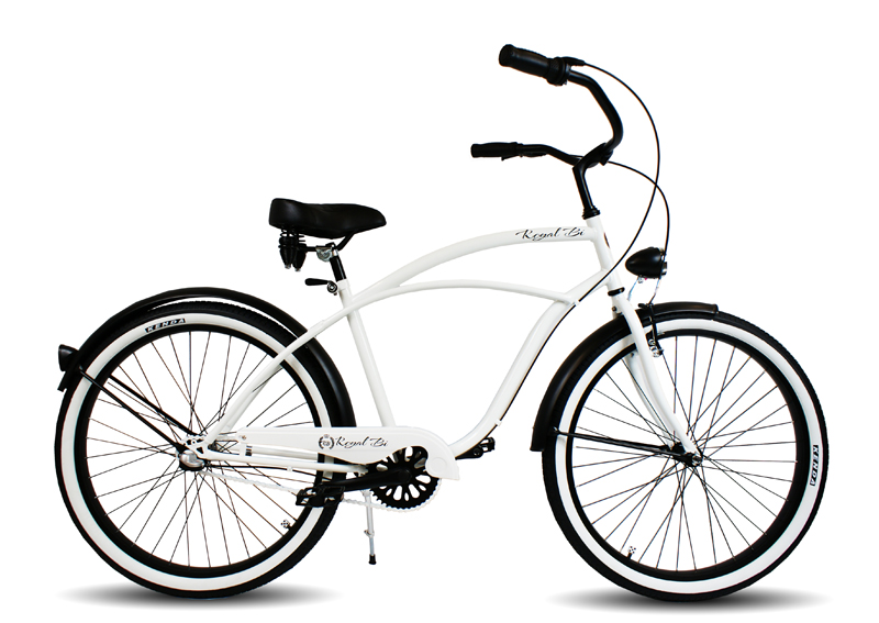 Rower Cruiser 28" BONNIE&CLYDE biały miejski