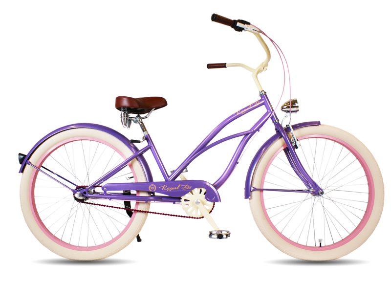 Rower Cruiser VIOLET 26" fioletowy miejski