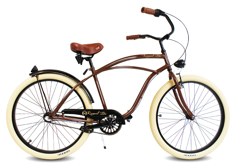 Rower Cruiser 28" BLACK COFFEE brązowy miejski