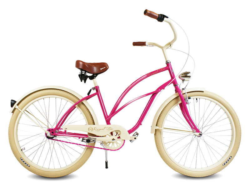 Rower Cruiser 28" RASPBERRY QUEEN różowy miejski