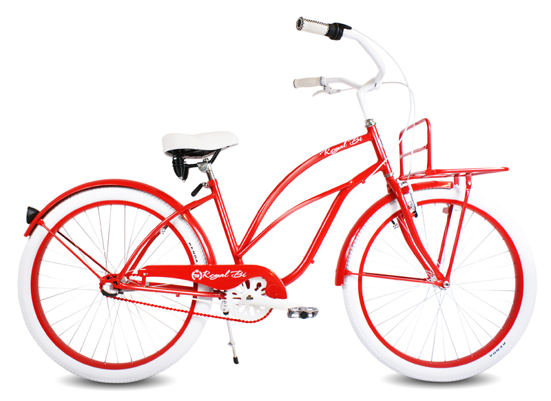 Rower Cruiser 28" RUBY czerwony miejski